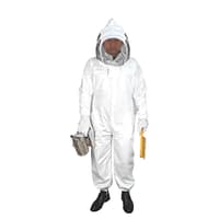 Coverall Hooded Beekeeping Suit with Glove