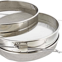 Double Layer Stainless Steel Honey Strainer
